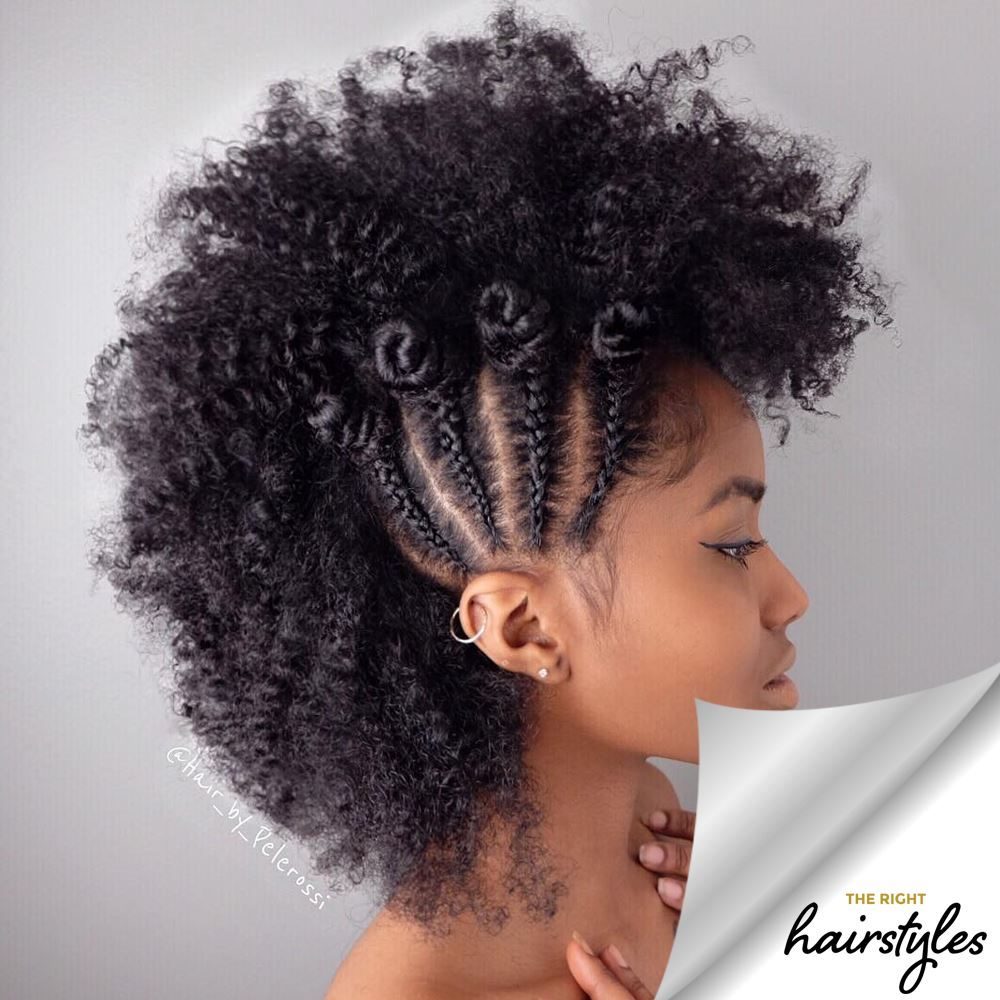 Trecce su ricci afro - Instagram: @alex_haircraft