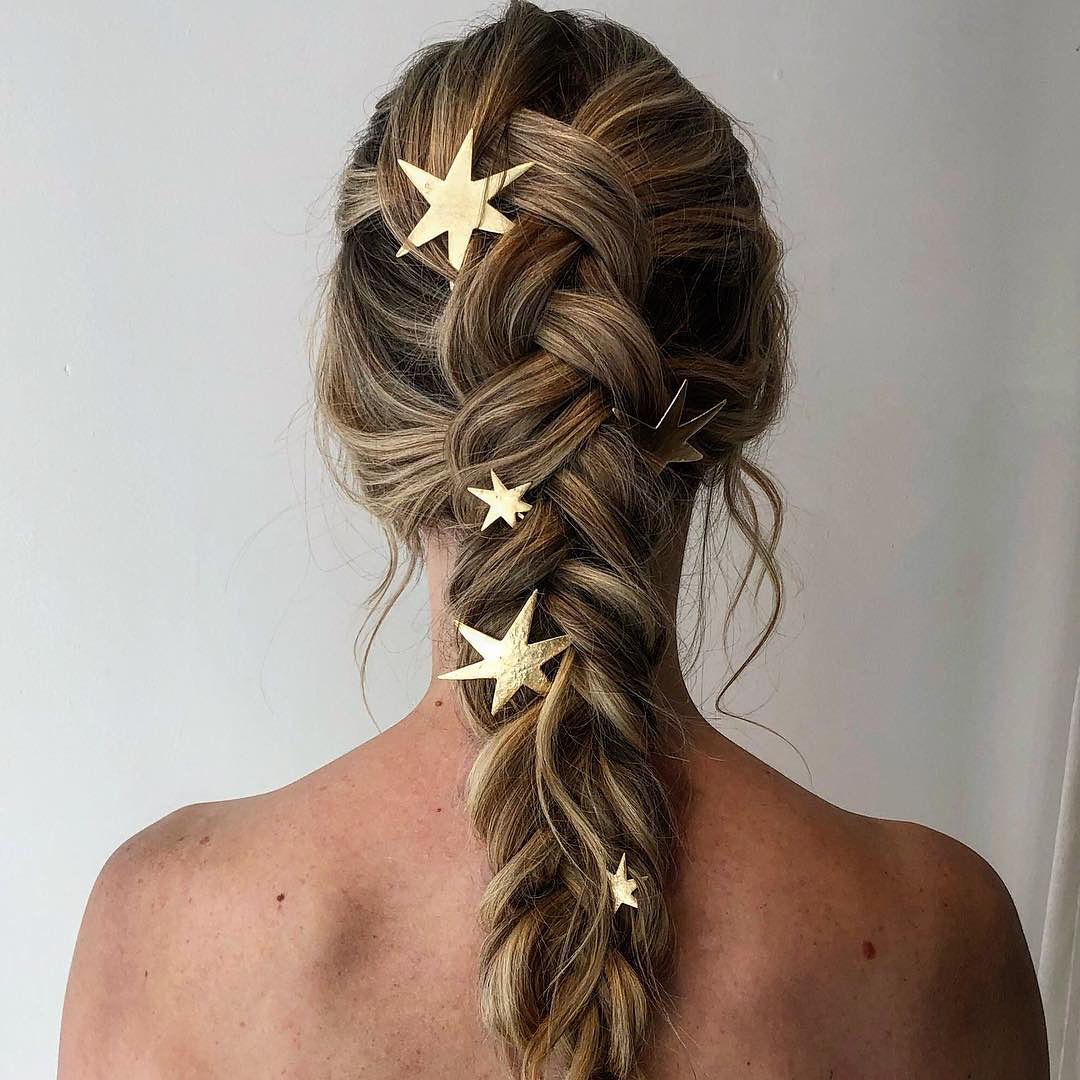 Treccia con stelle - Instagram: @therighthairstyles