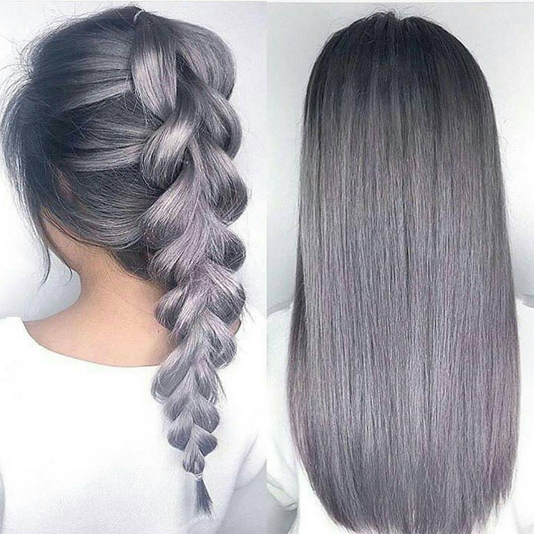 Treccia su capelli medi - Instagram: @hair.style