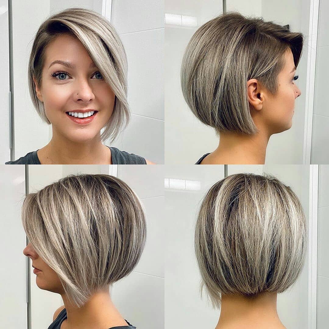 Caschetto corto grigio - Instagram: @skareje Happy