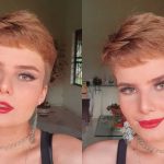 Pixie corto color rame