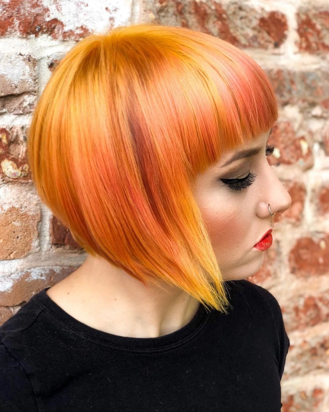 Caschetto arancione - Instagram: @menaartistry