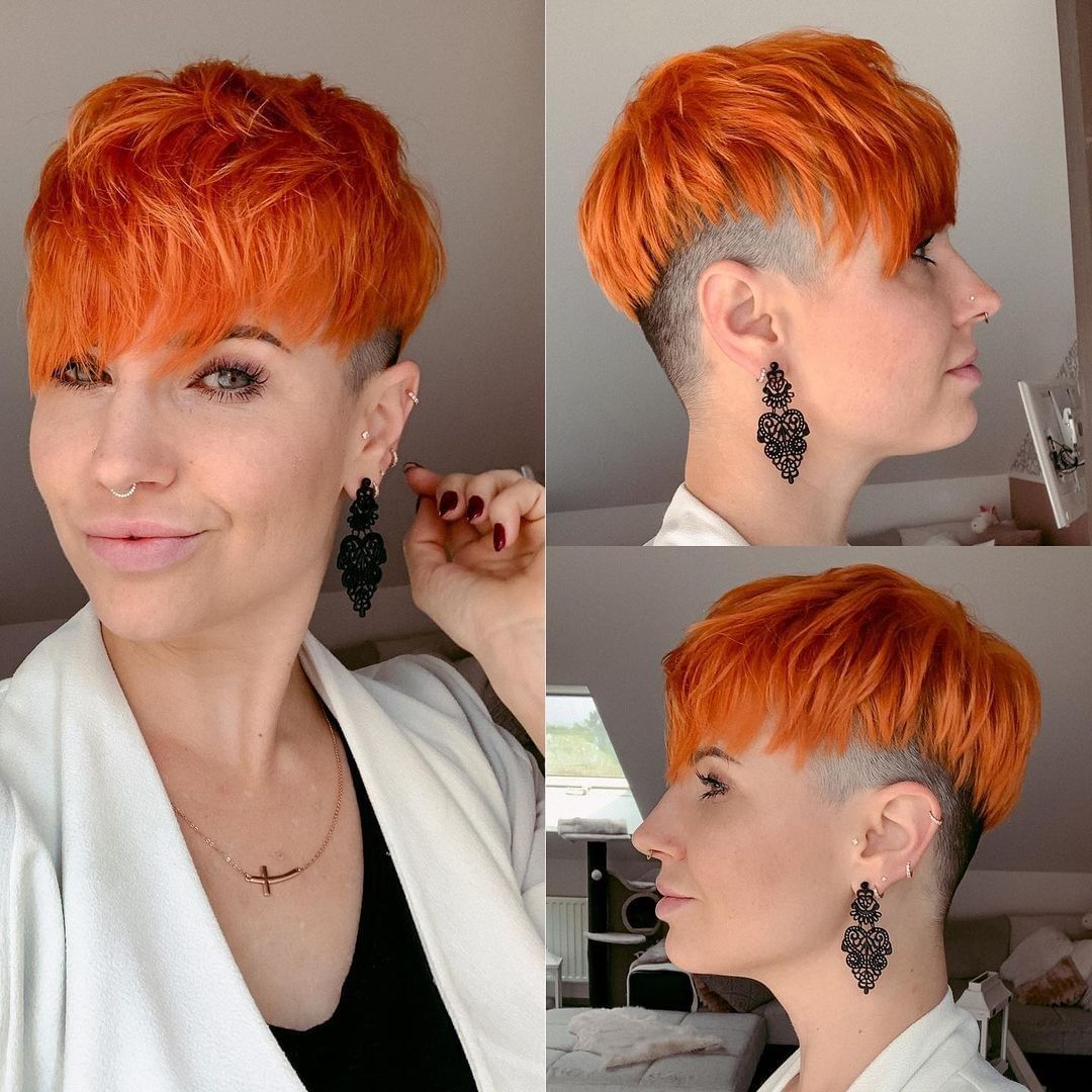 Pixie color arancio - Instagram: @stil_lage