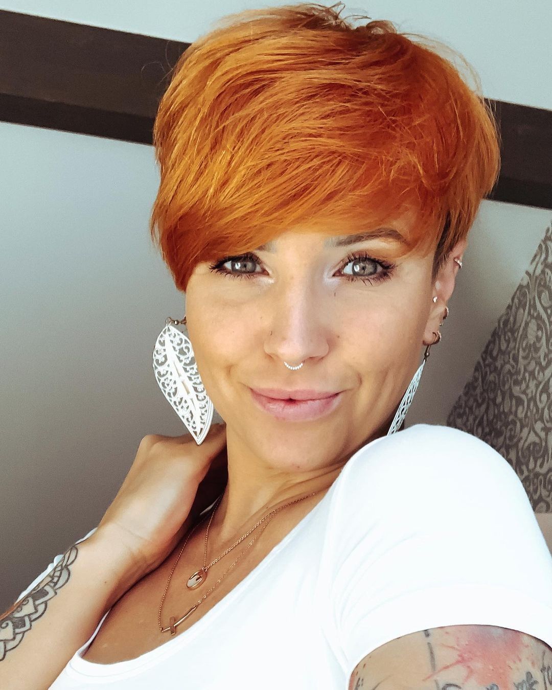 Pixie color arancio - Instagram: @stil_lage 