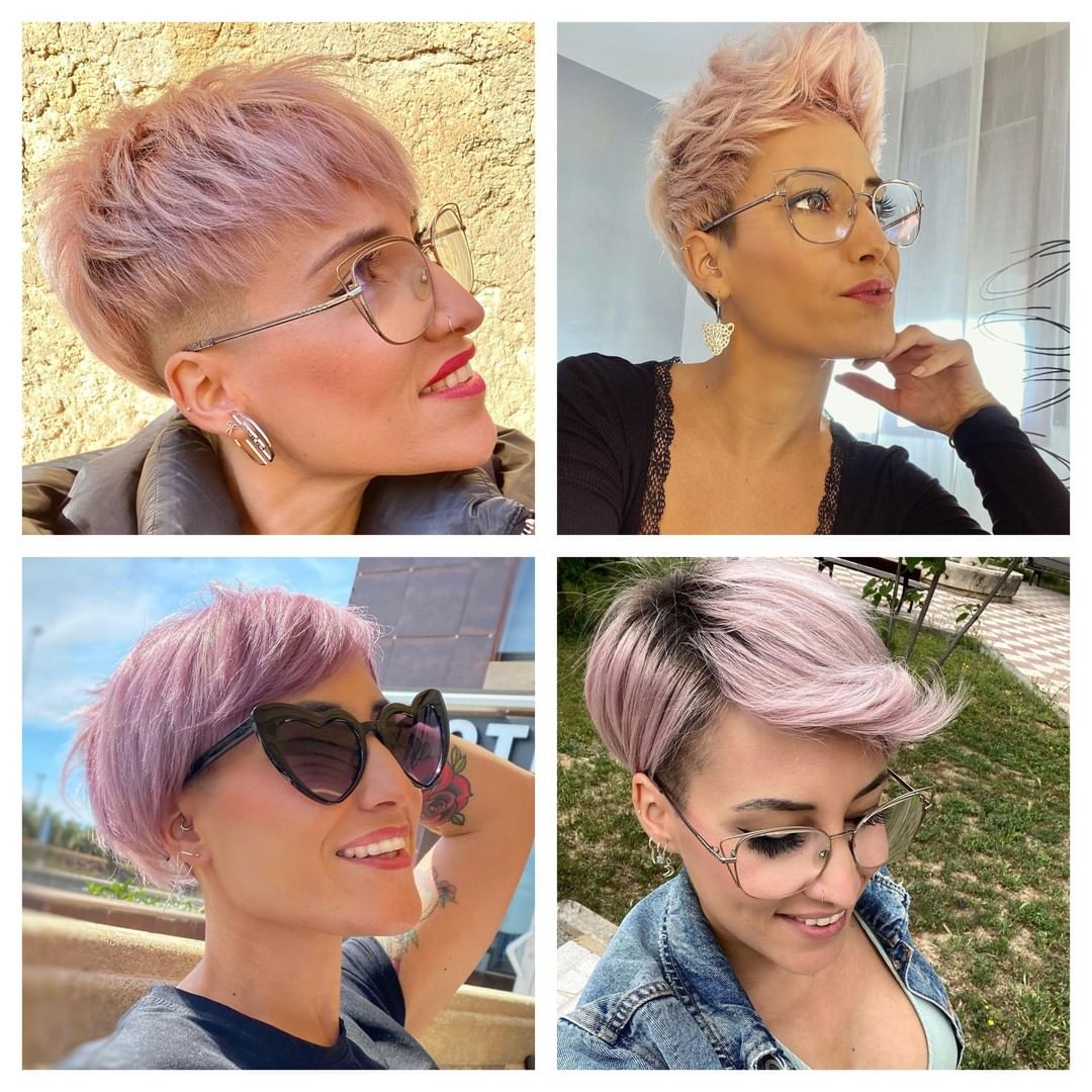 Pixie corto rosa - Instagram: @soni_254 