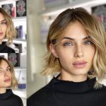 Bob cut con balayage biondo